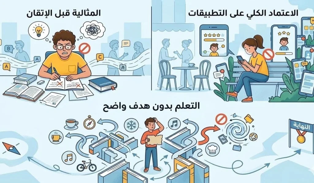لو بتتعلم إنجليزي… تجنب الأخطاء دي