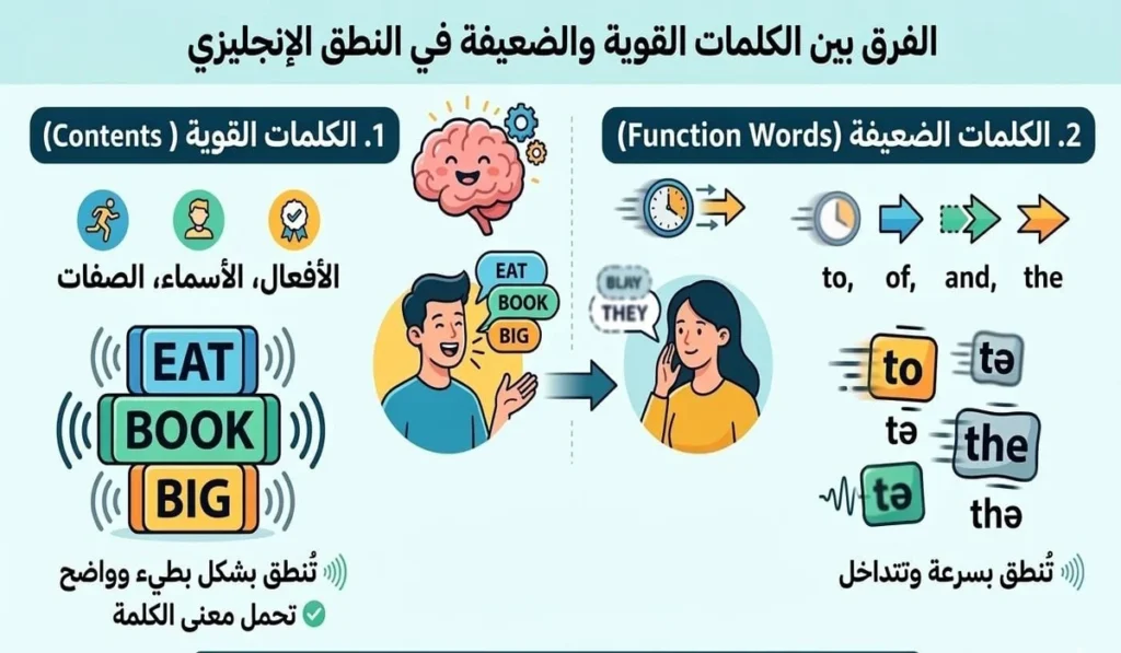 ليه فيه كلمات بتكون أوضح من غيرها في الكلام؟