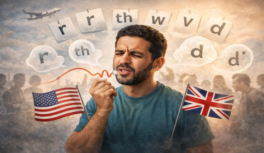 ليه نطق الإنجليزي صعب أصلاً؟