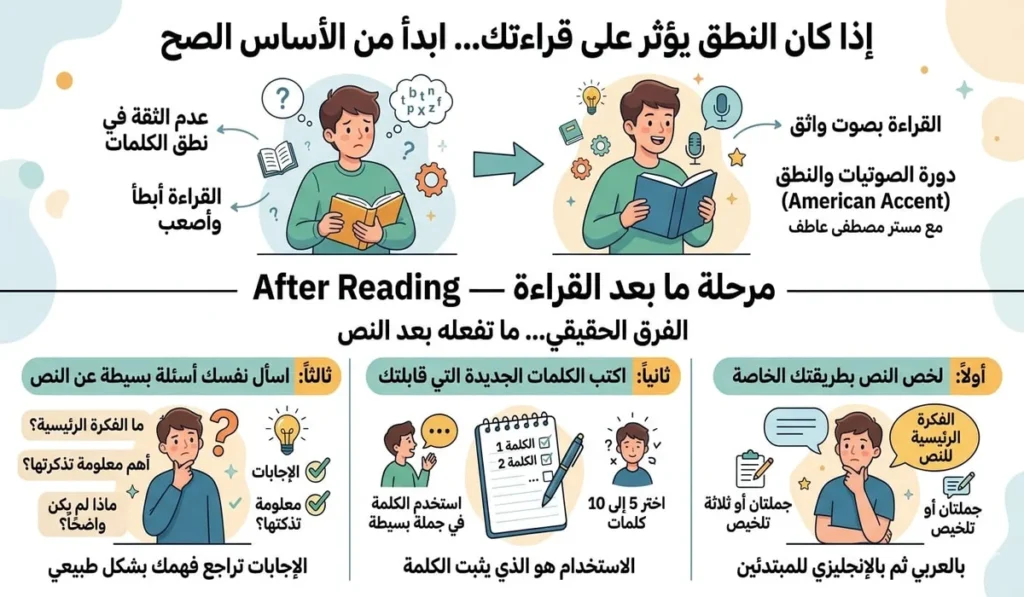 مرحلة مابعد القراءة