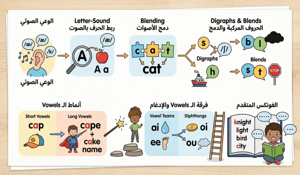 مراحل منهج الفونكس: من الصفر للاحتراف