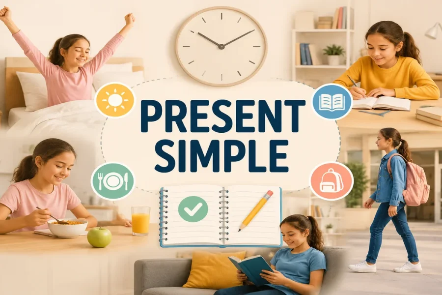 شرح Present Simple بالعربي