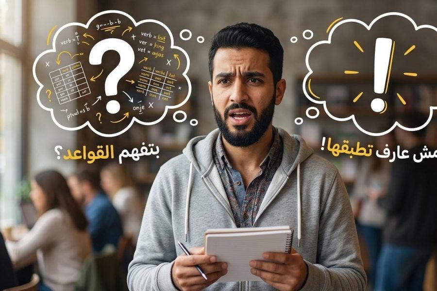 بتفهم القواعد بس مش عارف تطبقها في الكلام؟ | الحل العملي خطوة بخطوة