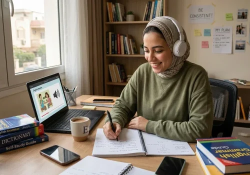 ازاي تتعلم إنجليزي لوحدك في البيت؟ | خطوات بسيطة للمبتدئين