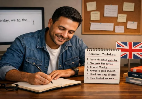 مش بتعرف تكتب جمل صح بالإنجليزي؟ | إزاي تكتب بطلاقة خطوة بخطوة